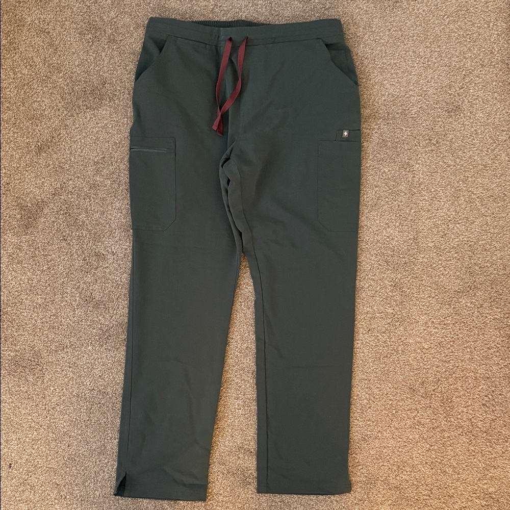 Figs Green Yola Scrub Pants Size L